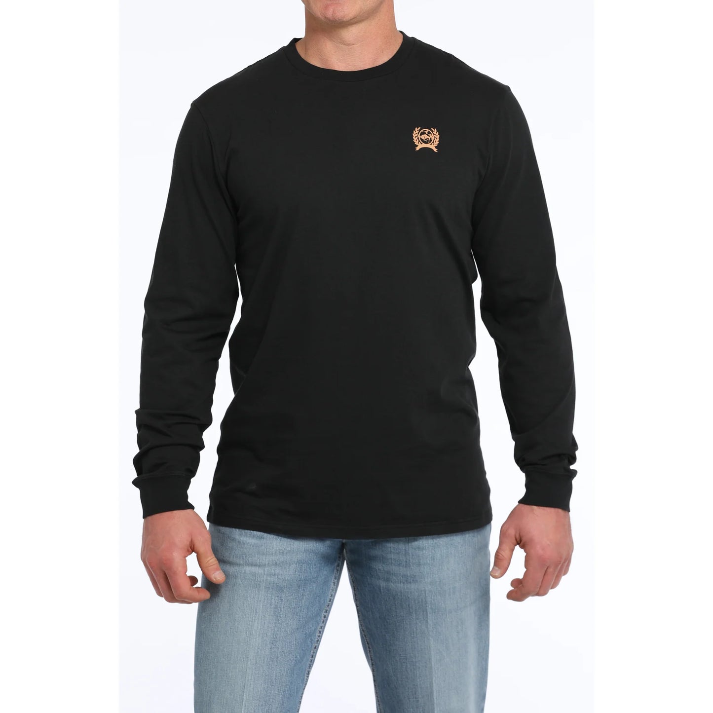 Men's Black Shootin' From The Hip Long Sleeve T-Shirt MTK1721016