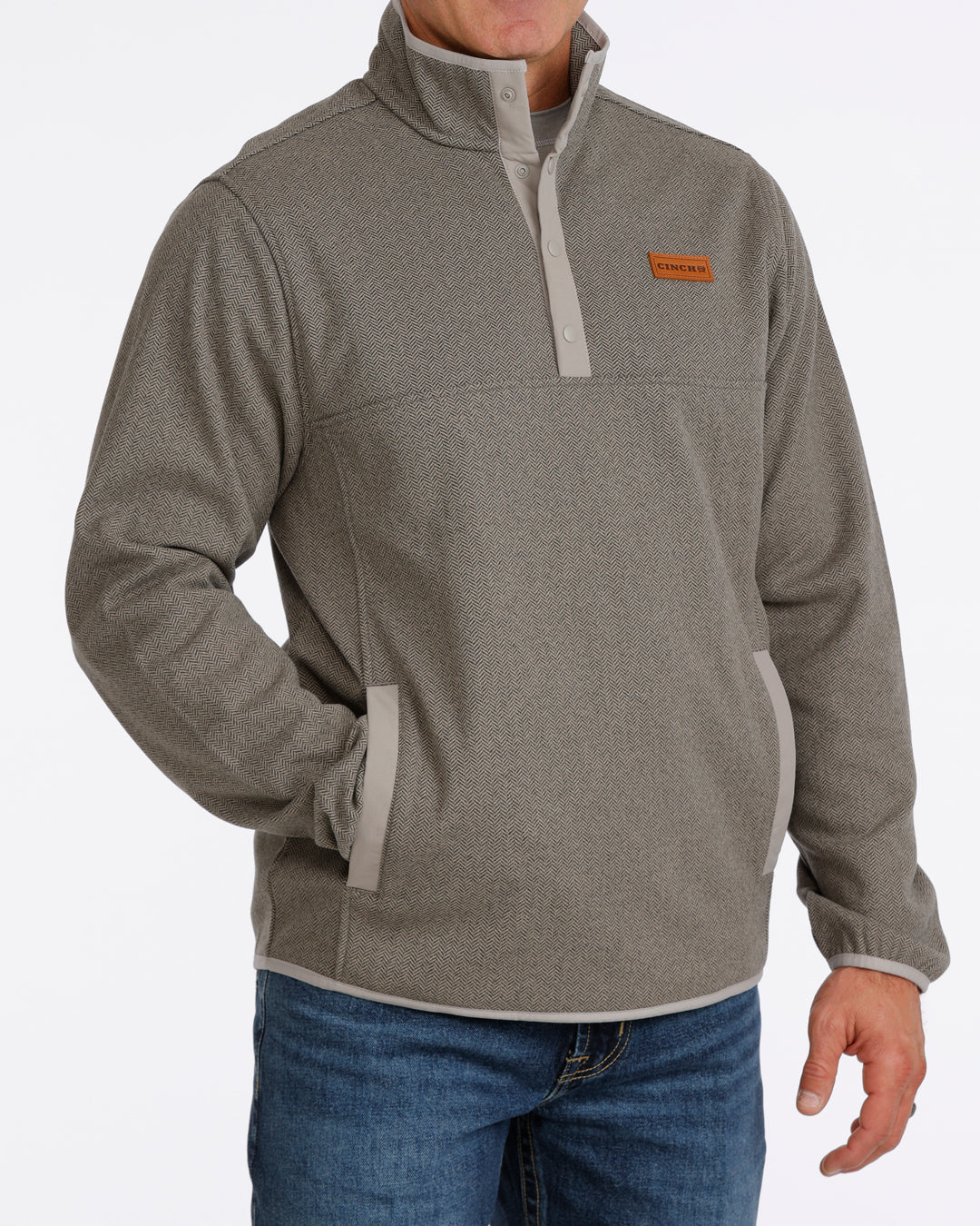 Cinch Men's Gray Pullover MWK1534012