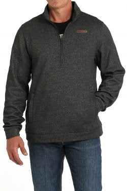 Men's Match Boys 1/2 Zip Pullover - Black - MWK1913001