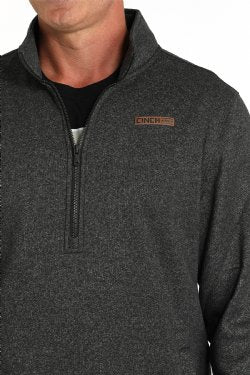 Men's Match Boys 1/2 Zip Pullover - Black - MWK1913001