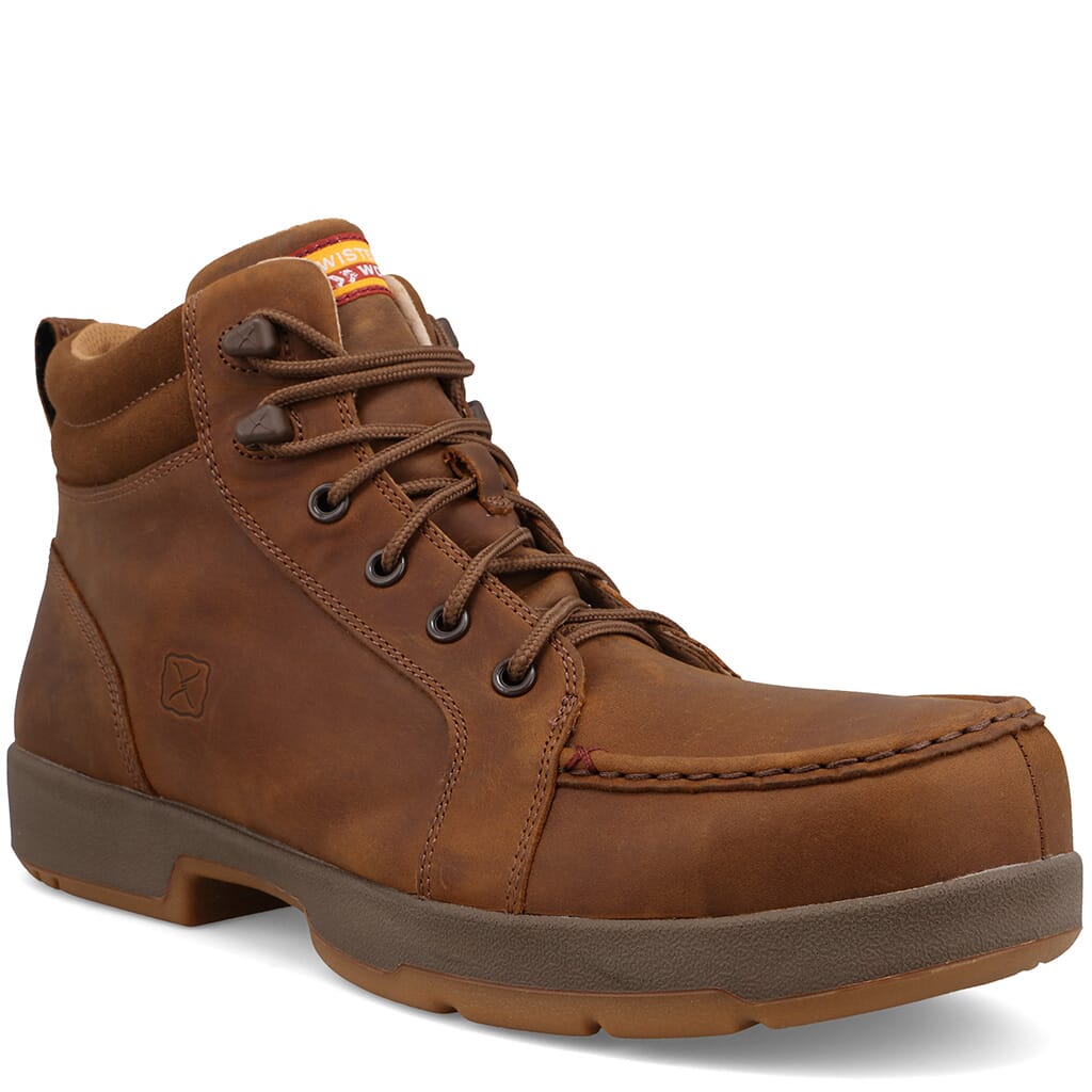 Men's Ultralite X Comp Toe Safety Boots - Tobacco Brown - MWPN001