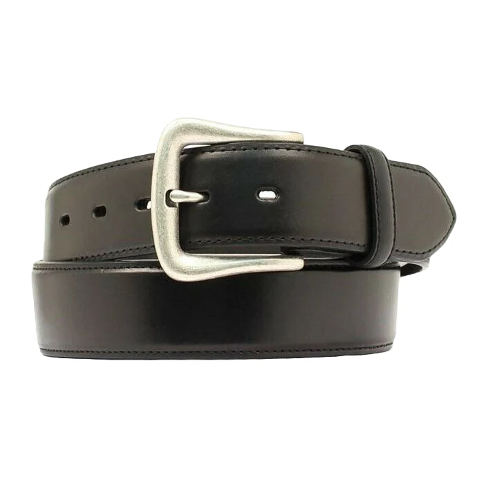 Nocona Men's Smooth Black Billet Leather Belt - N2450401