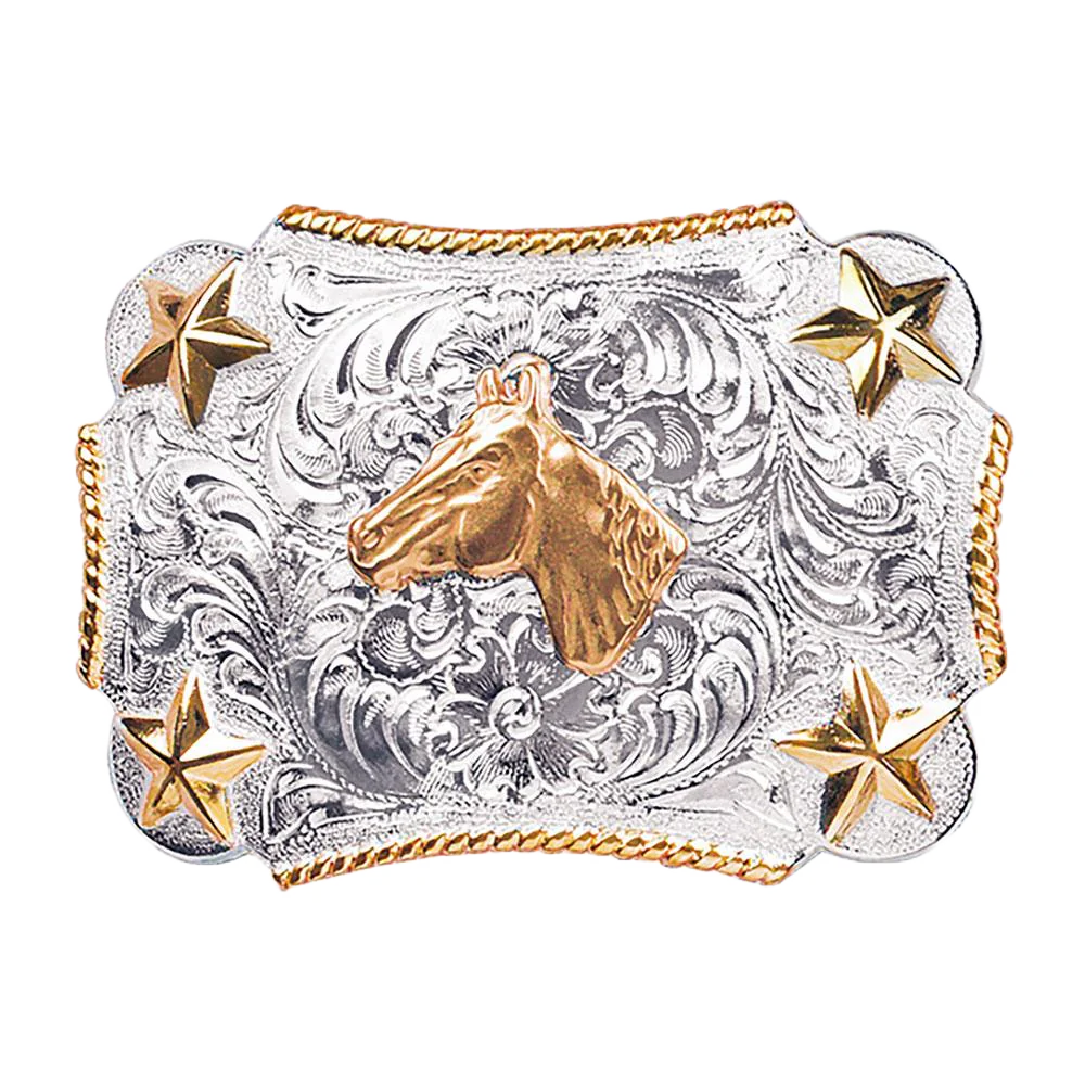 YOUTH RECTANGLE STEER HEAD SILV