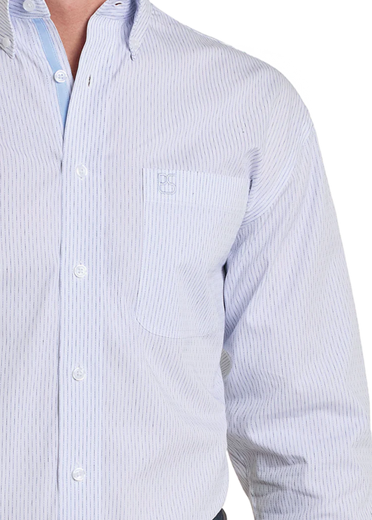 Rough Stock Dobby Long Sleeve Snap Shirt