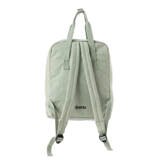 Pioneer Trek Canvas Backpack Bag in Light Green