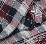 Roper Boys Long Sleeve Snap Plaid Western Shirt Jacket - 03-397