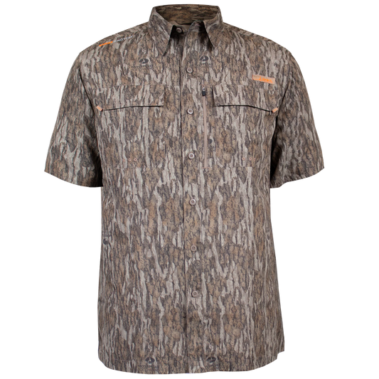 Habit - Men's Hatcher Pass Short Sleeve Camo Guide Shirt - Mossy Oak