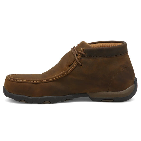 Work Chukka Driving Moc - Distressed Saddle - WDMST01