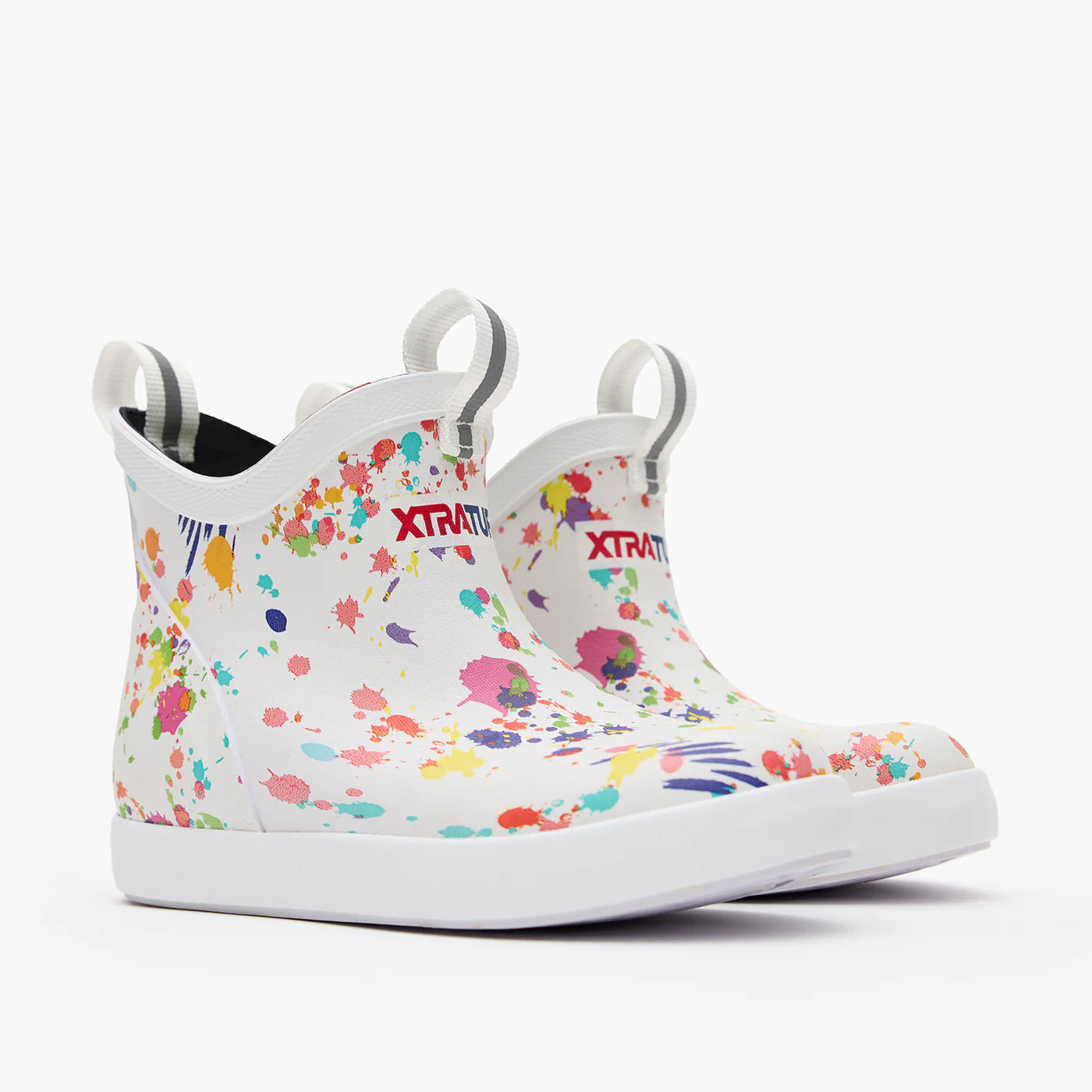 Little Kids Ankle Deck Boot-Paint Splatter