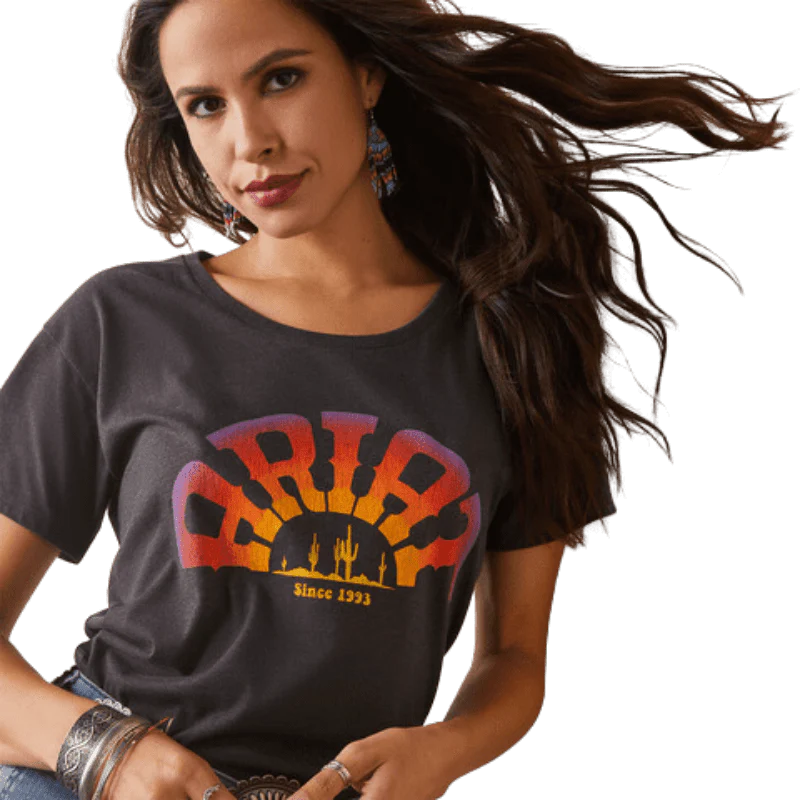 Ariat Women's Rainbow Charcoal Heather T-Shirt 10044606