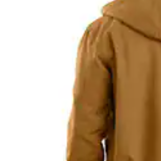 Men's Insulated Active Jac - Loose Fit - Washed Duck -BRN