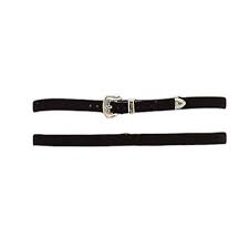 M&F Black Hatband and Silver Buckle 0242601