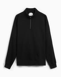 NKE FR 1/4 ZIP SWEATSHIRT - BLACK