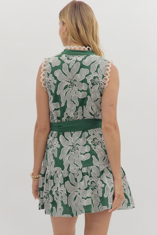 Floral Embroidered Dress