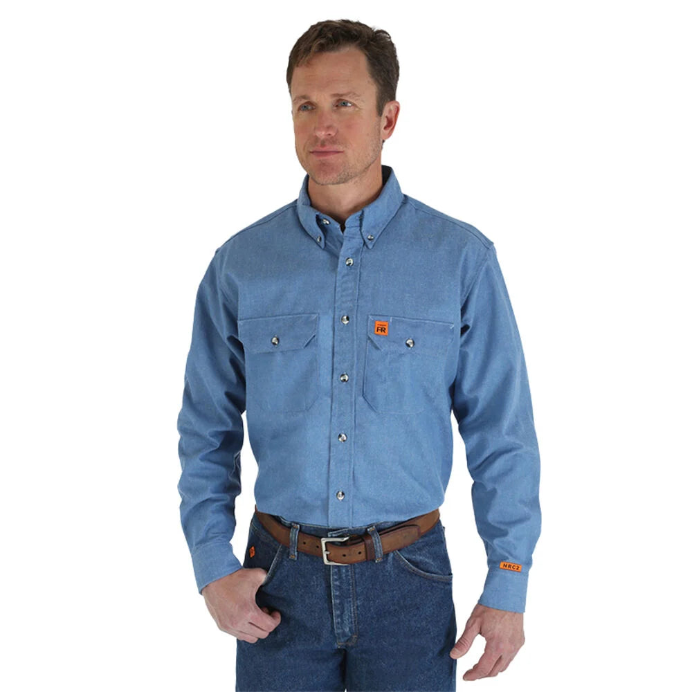 FR Riggs Workwear Long Sleeve Button Down Work
