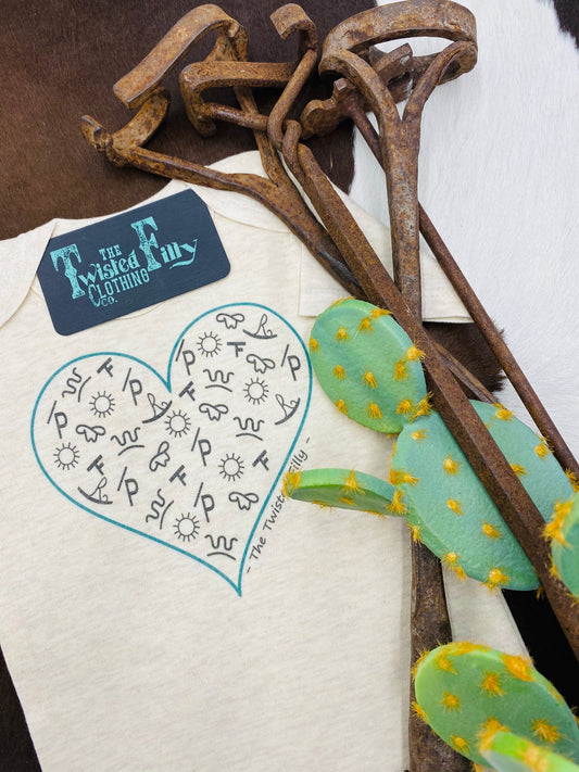 The Branded Heart - S/S Infant One Piece