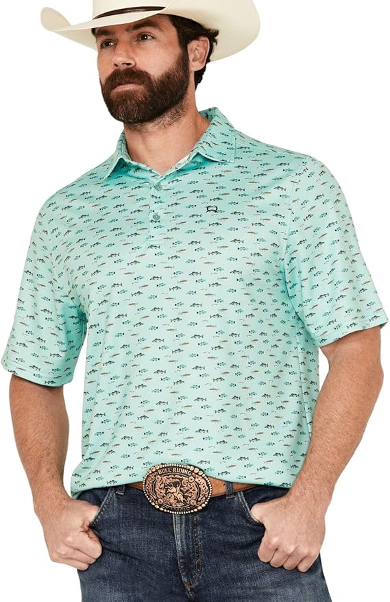 Men's ArenaFlex Turquoise Polo - MTK1863039
