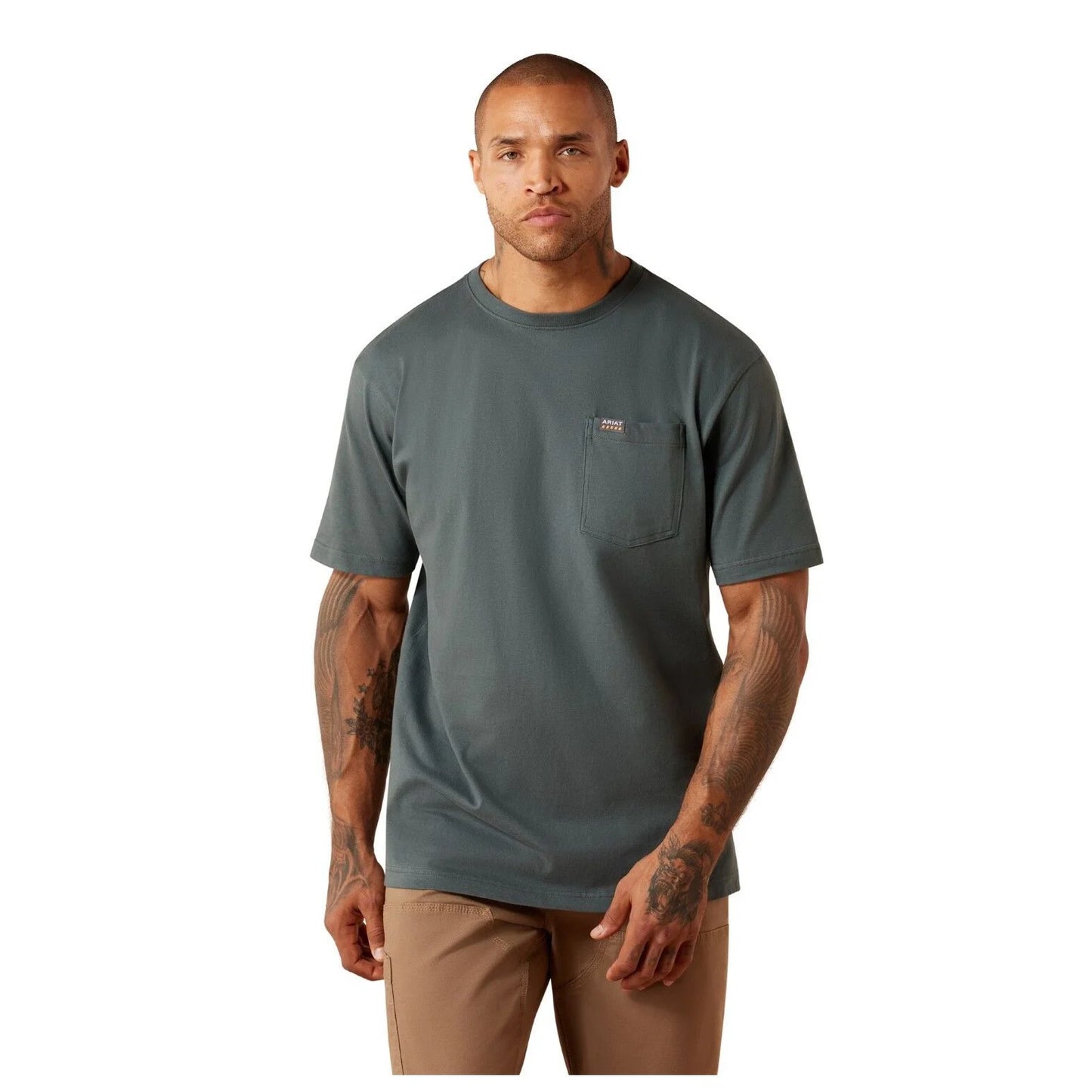 Ariat Men's Rebar Cotton Strong Standard Pocket T-Shirt