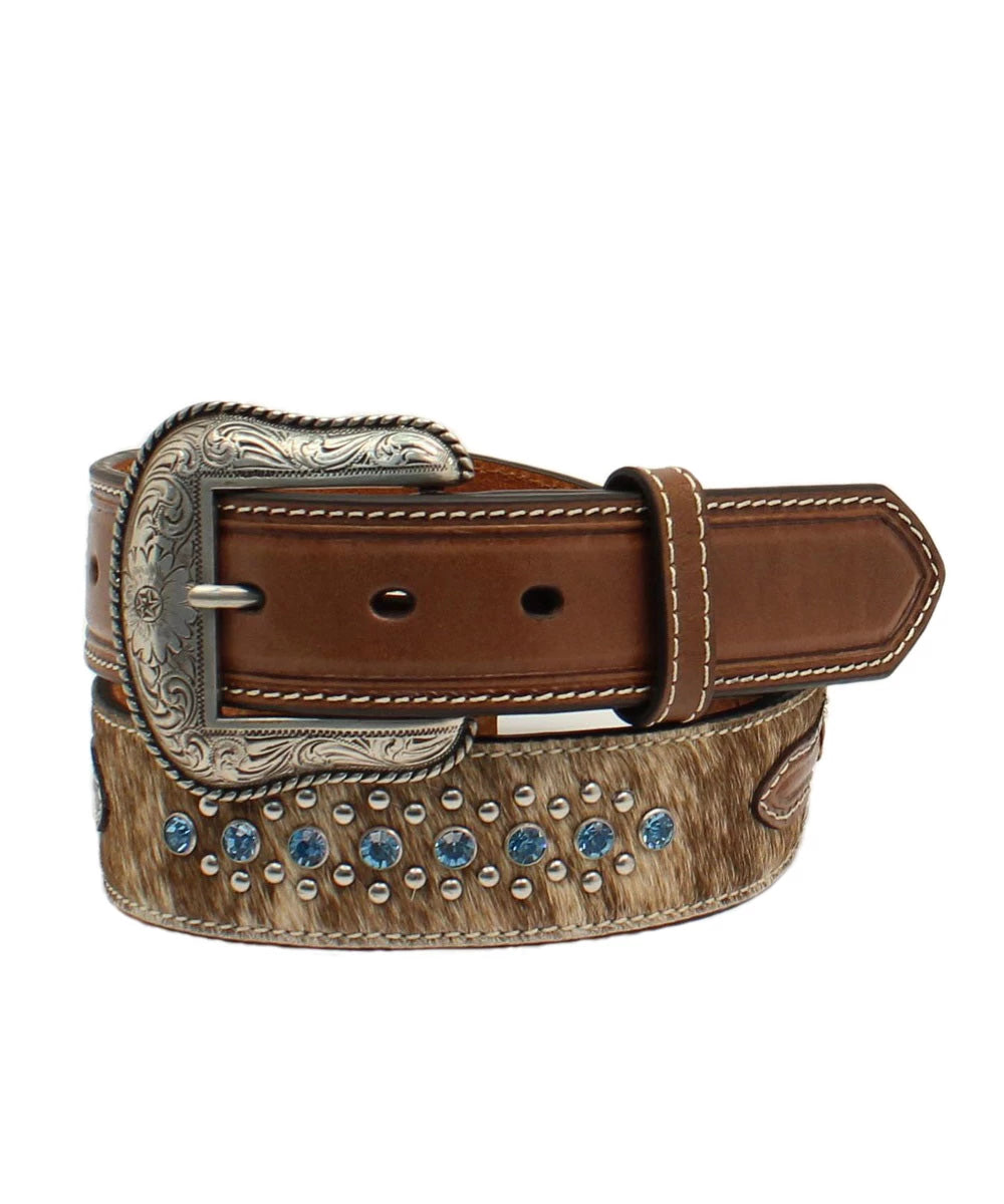 Nocona Belt Co. Hair-on Hide Concho Belt - N210003402