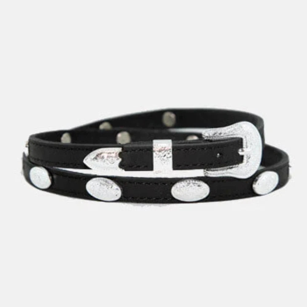 M&F Western Concho Hat Band- Black 0237401