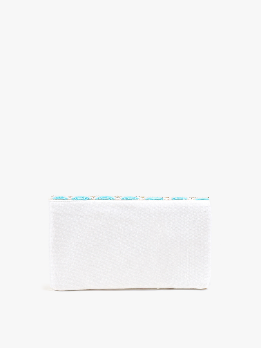 Jen & Co. - Livy Beaded Flapover Clutch/Crossbody | M2164