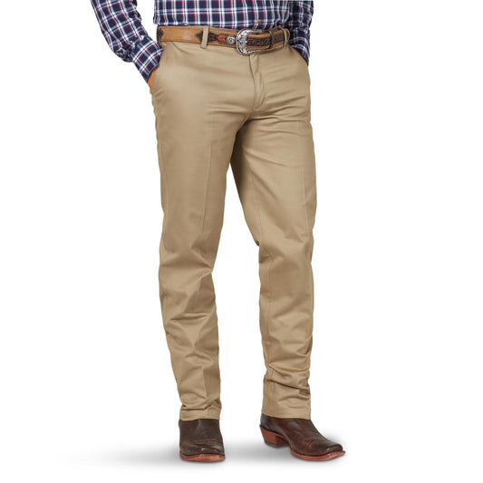 Wrangler® Western Casuals - Flat Front - Khaki