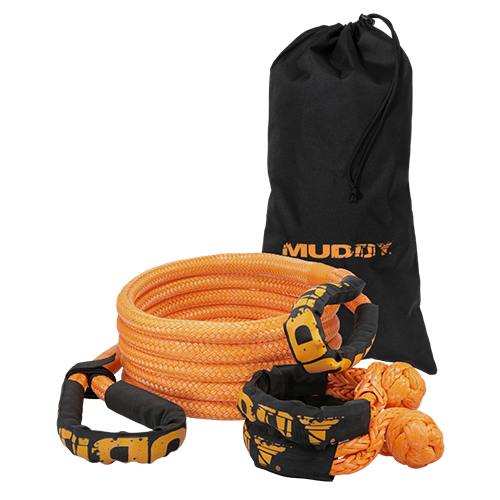 Muddy Kinetic Rope Kit - 20', Orange