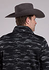 MENS SWEATER   SWEATER BONDED FLEECE CAMO SWEATER KNIT PULLOVER,