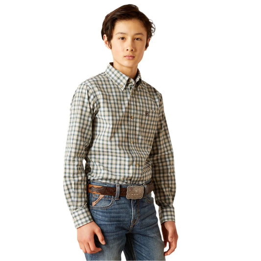 Boy's Ariat Pro Series Blake Classic Fit Button Down Shirt - 10046435