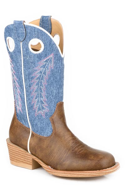 ROPER 9" BLUE DENIM SHAFT WITH PULL HOLES