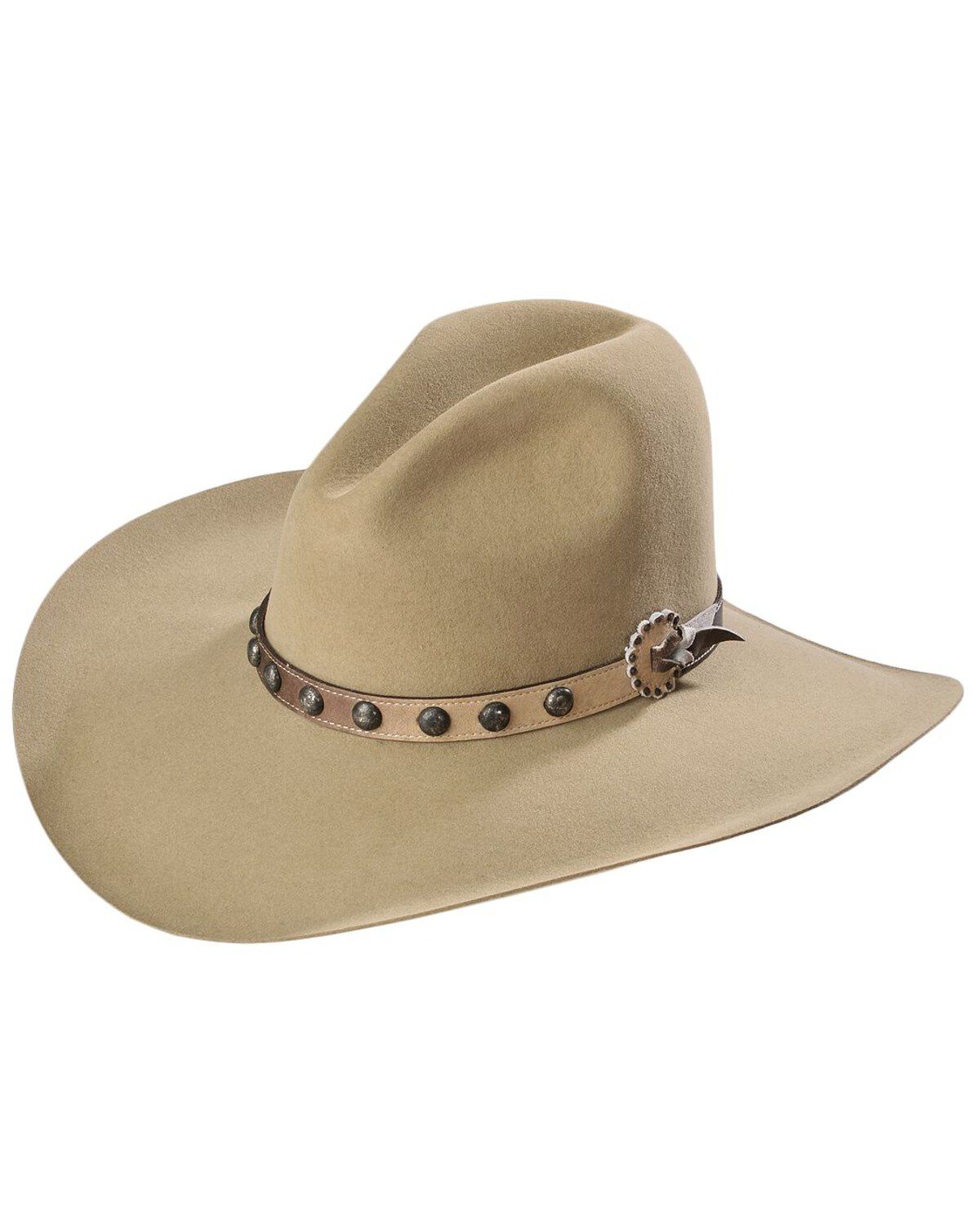 STETSON FELT HAT BROKEN BROW- 24BUCK (7 3/8)