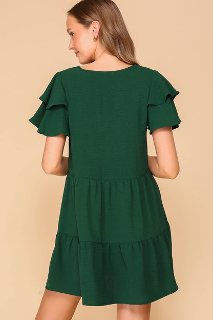 TIMING - Airflow Tiered Mini Dress