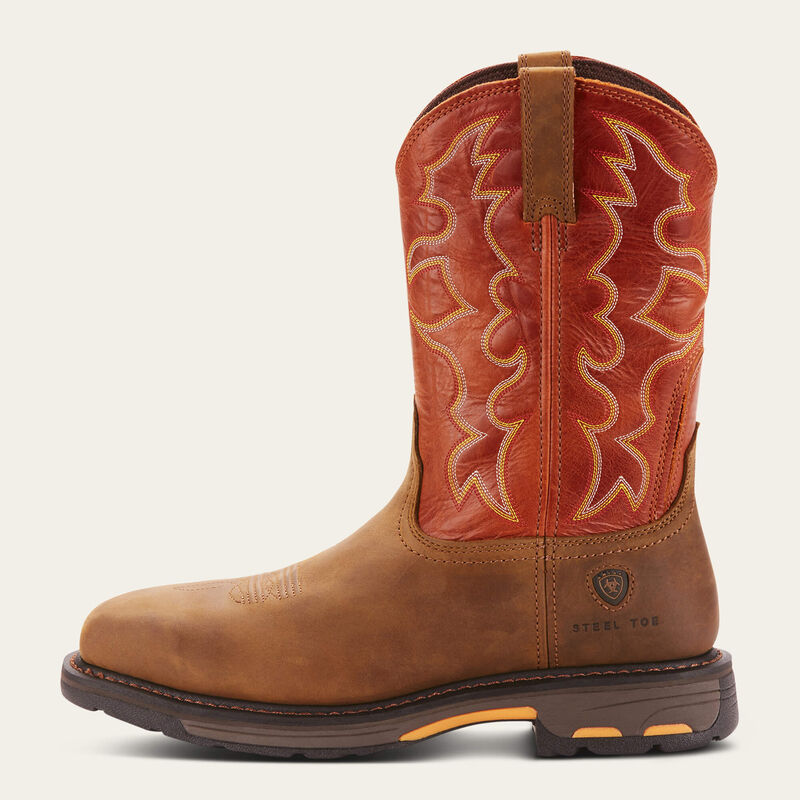 WorkHog Wide Square Toe Steel Toe Work Boot - 10006961
