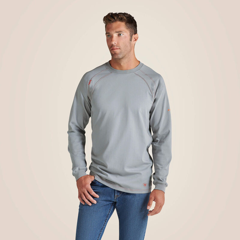 FR Work Crew T-Shirt - Silver Fox - 10012258