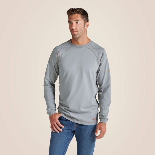 FR Work Crew T-Shirt - Silver Fox - 10012258