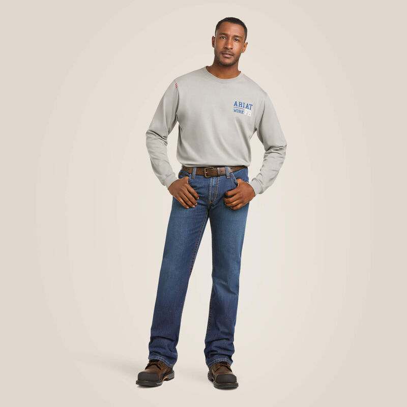 FR M4 Relaxed Basic Boot Cut Jean - Flint - 10012552