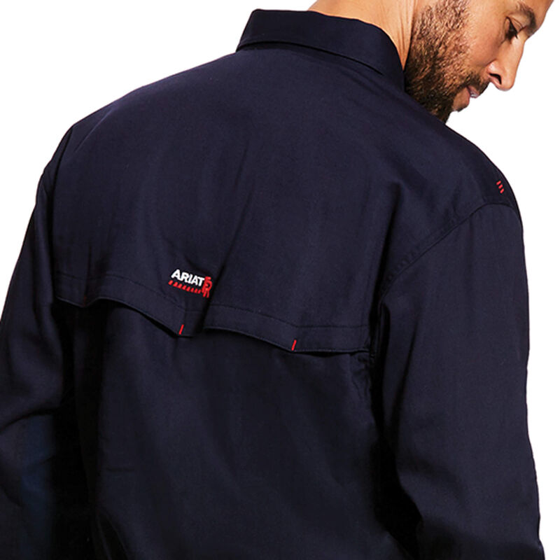 FR Solid Vent Work Shirt - Navy - 10019062