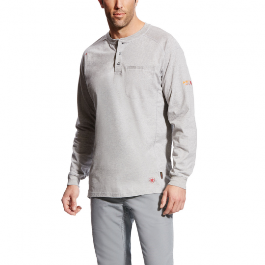 FR Air Henley -  Silver Fox Heather - 10022599