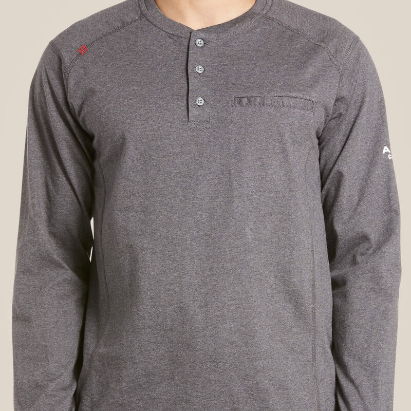 FR Air Henley - Charcoal Heather - 10027889