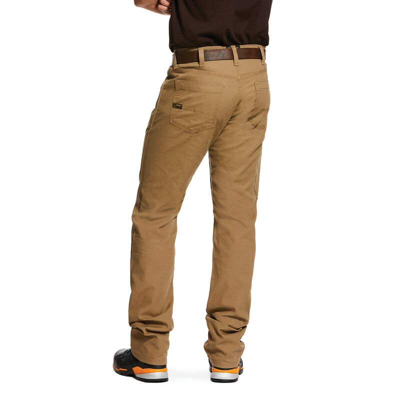 Rebar M4 Relaxed DuraStretch Made Tough Stackable Straight Leg Pant - Field Khaki - 10030239