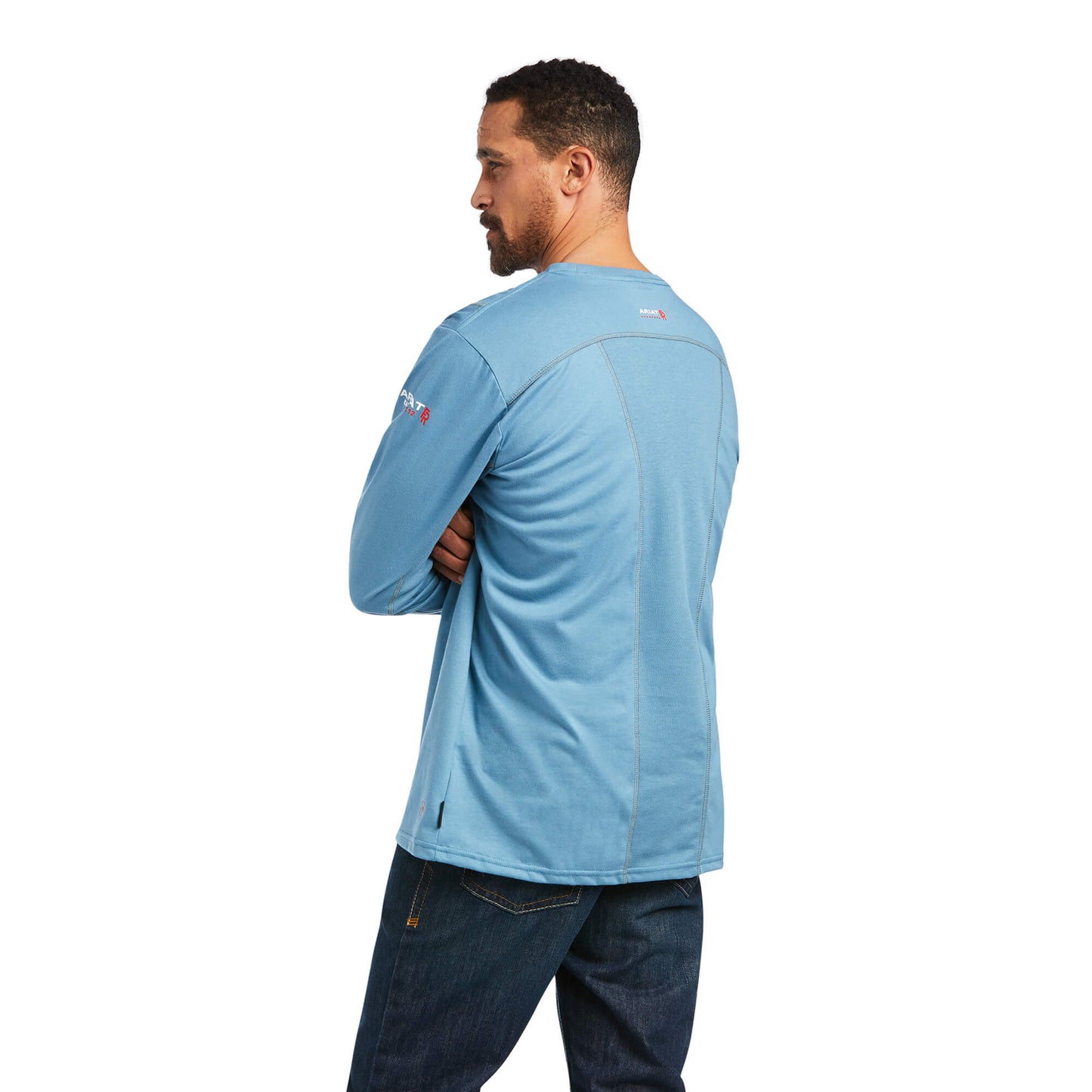 FR AC Crew T-Shirt - Steele Blue - 10039398