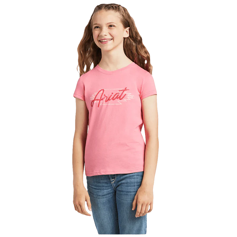 Ariat Girl's Real Border Graphic Confetti T-Shirt - 10039504