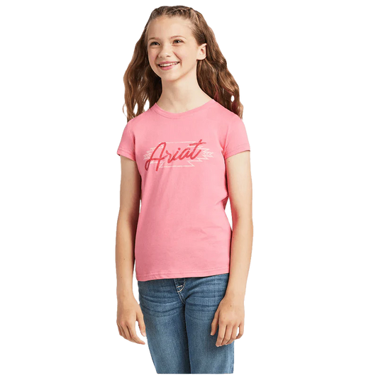 Ariat Girl's Real Border Graphic Confetti T-Shirt - 10039504