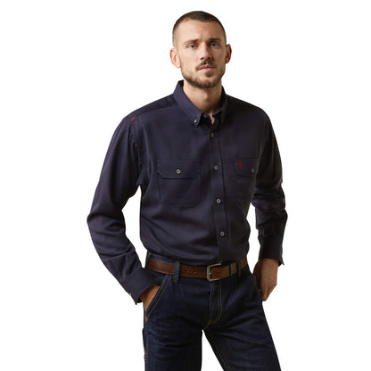 FR Air Inherent Work Shirt - Navy Heather - 10040899