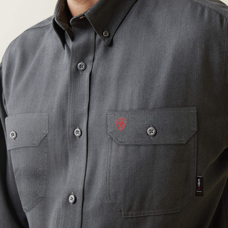 FR Air Inherent Work Shirt - Charcoal Heather - 10040901