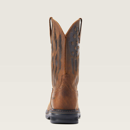 Sierra Shock Shield Patriot Steel Toe Work Boot- 10044426