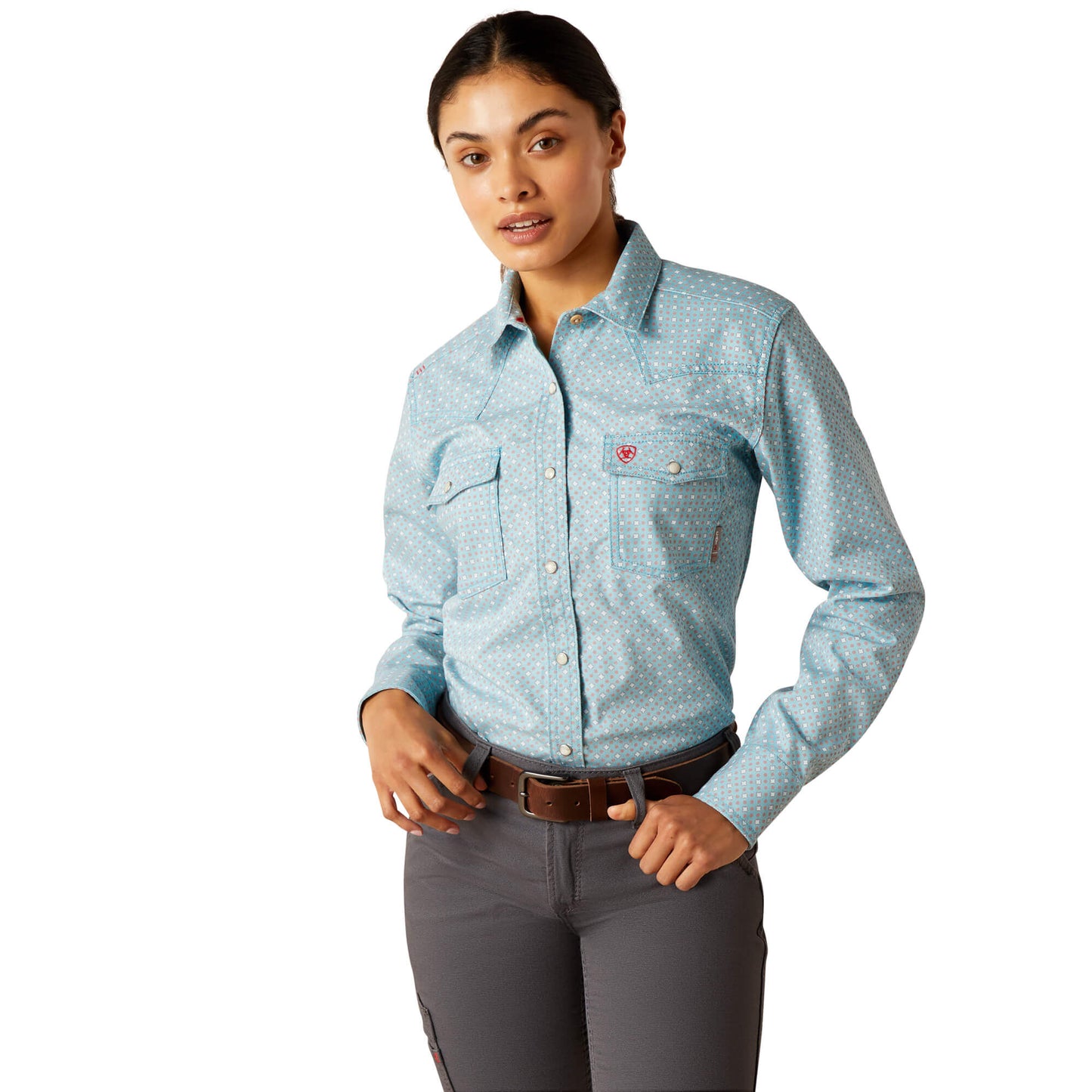 Ariat Women's FR Martlet Long Sleeve Snap Work Shirt - 10048479
