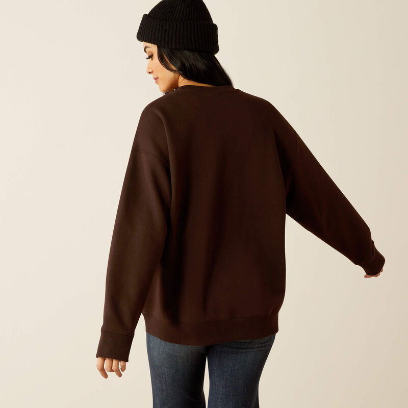 Taurus Oversized Crew Sweatshirt - 10053960