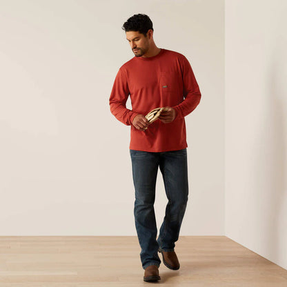 MNS Rebar Heat Fighter Staple T-Shirt CHILI OIL - 10059248
