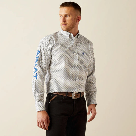 MEN'S Team Drew Classic Fit Shirt BLUE/NAVY - 10054667